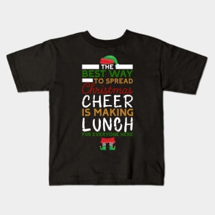 Spread Christmas Cheer Lunch Kids T-Shirt